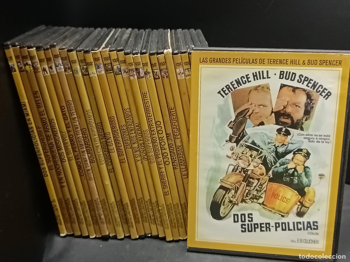 Cine: BUD SPENCER & TERENCE HILL. LOTE COLECCI&Oacute;N de 27 PELICULAS DVD.