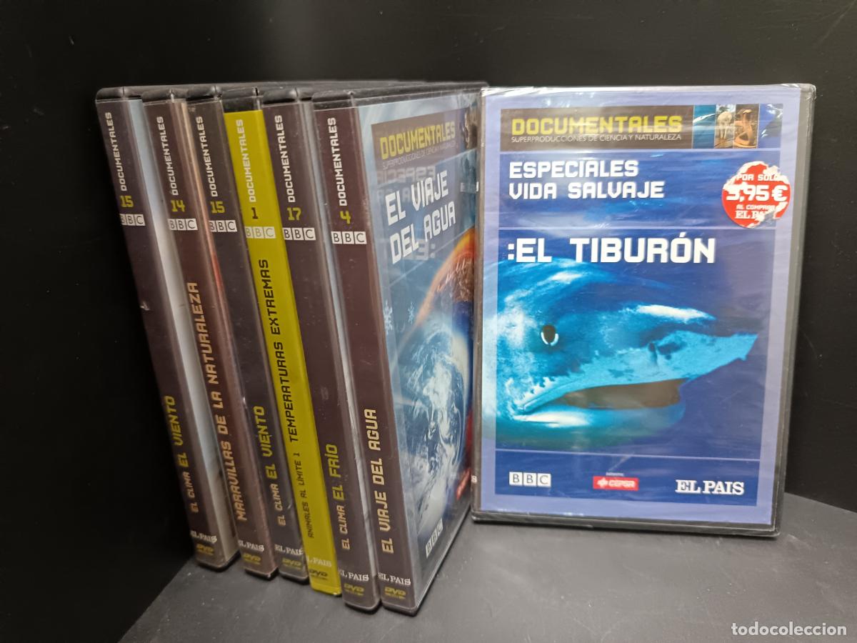 Cine: DOCUMENTALES BBC. LOTE COLECCI&Oacute;N de 8 DVDs.