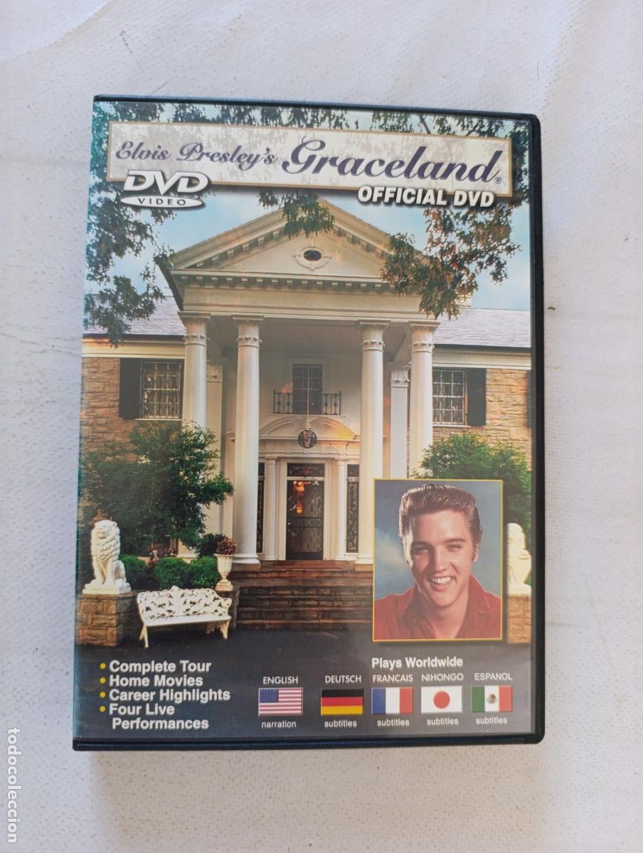 Cinema: DVD ELVIS PRESLEY'S GRACELAND - OFFICIAL DVD - EDICION INGLES CON SUBTITULOS (D&Ntilde;)