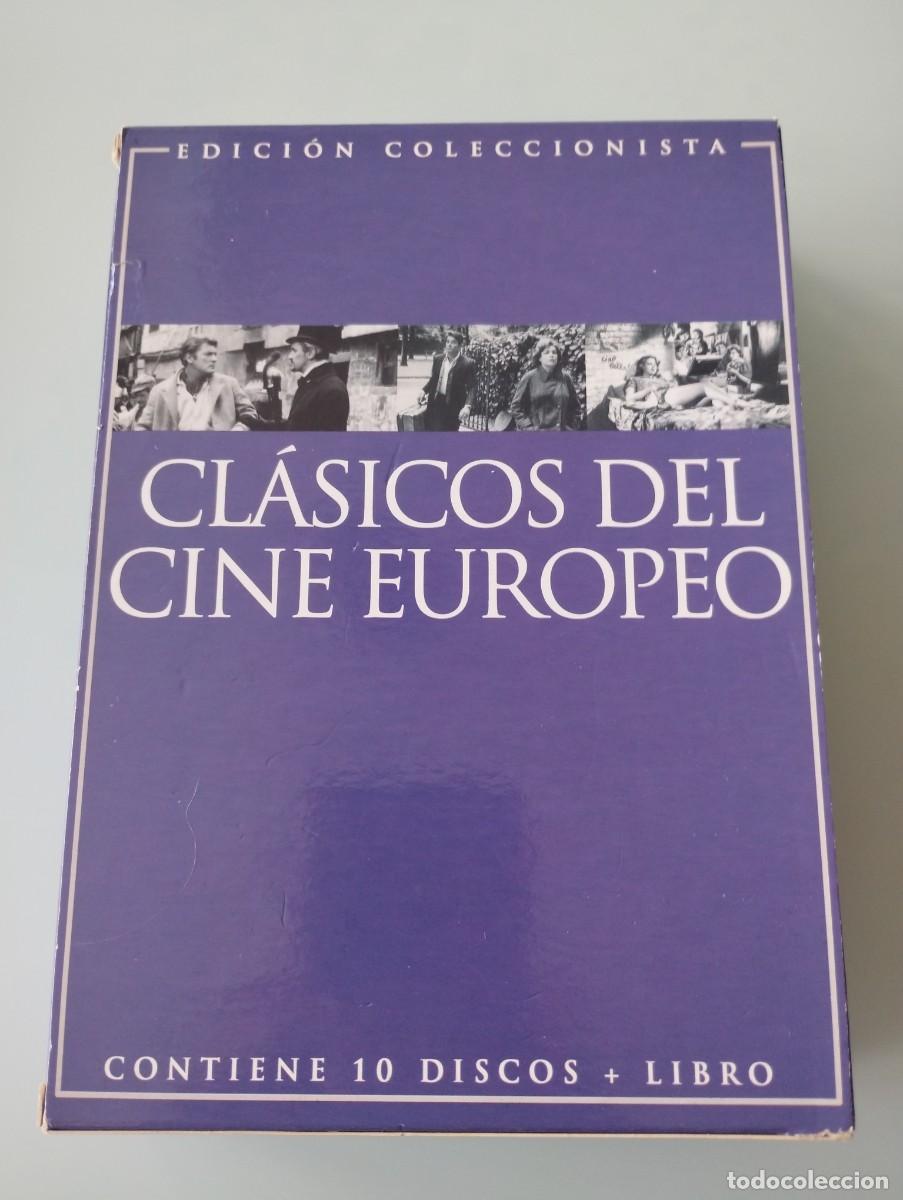 Cine: Cl&aacute;sicos del cine europeo 10 DVD m&aacute;s libros edici&oacute;n coleccionista
