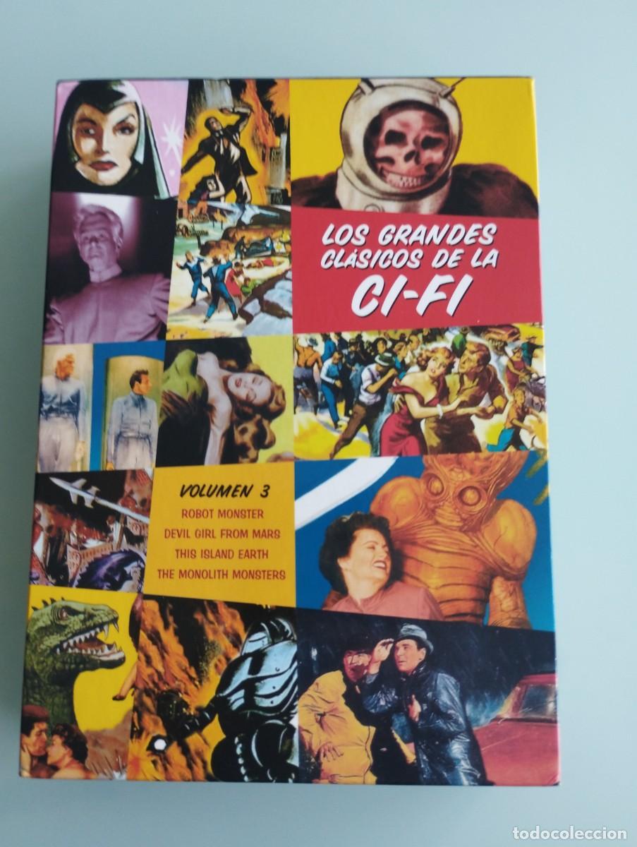 Cine: DVD Pack Los Grandes Cl&aacute;sicos de la Ci-Fi - Volumen 2 (Edici&oacute;n L'Atelier 13) - Completo con Libreto