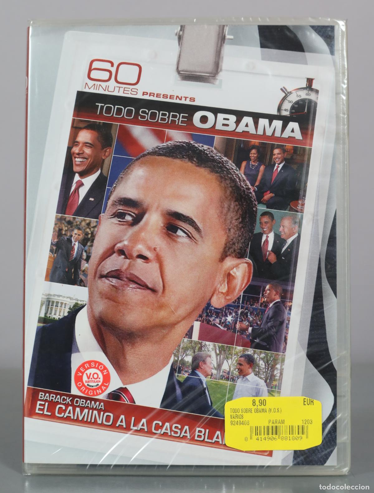 Cine: DVD. 60 Minutes - Todo sobre Obama - El camino a la casa blanca - Paramount Pictures . PRECINTADO