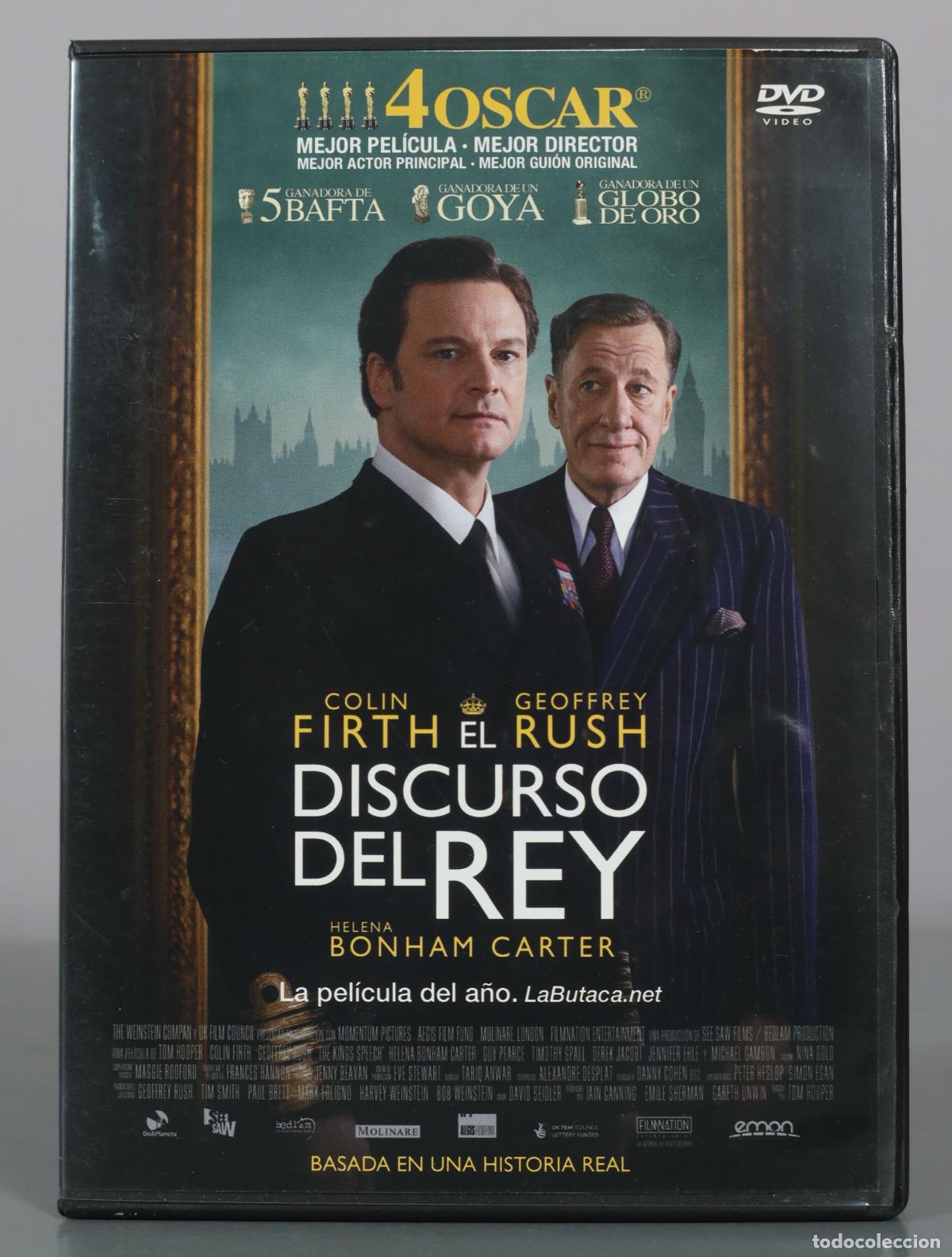 Cinema: DVD. El discurso del rey - Colin Firth - Geoffrey Rush - Emon