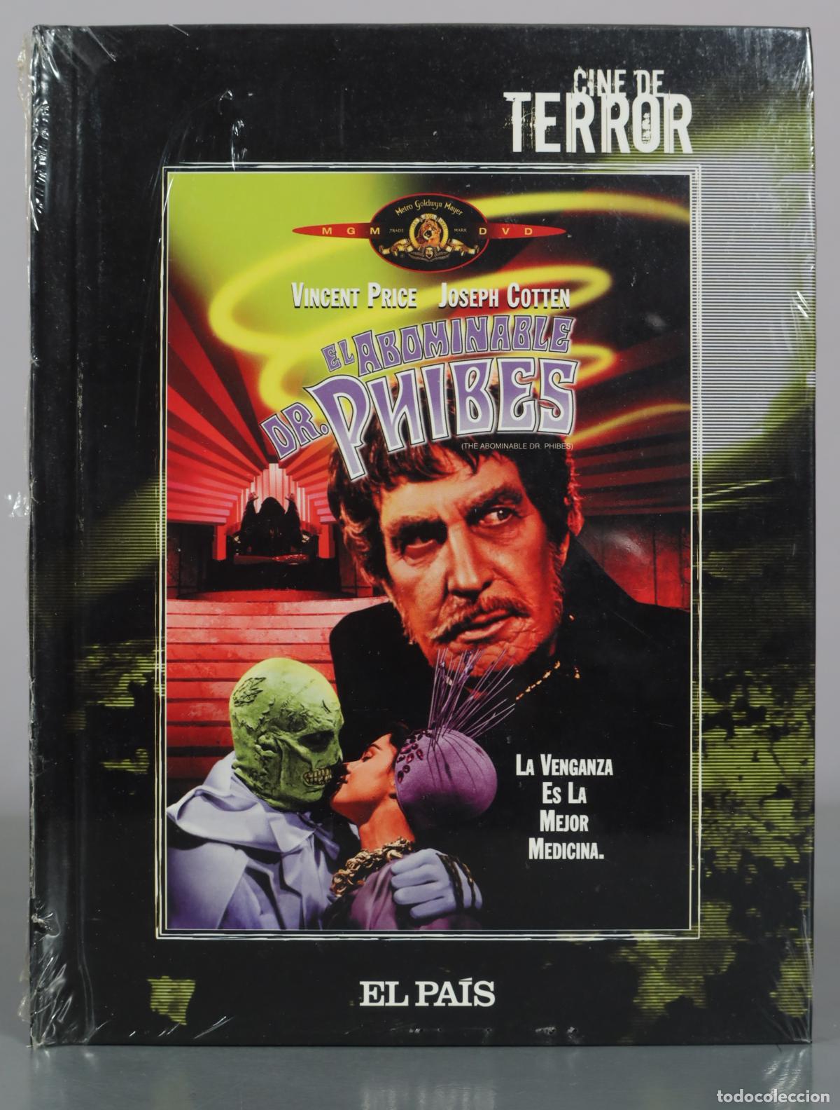 Cine: DVD. El Abominable Dr. Phibes - Vincent Price, Joseph Cotten - El Pa&iacute;s . PRECINTADO