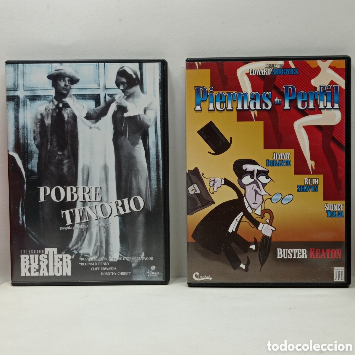Cine: BUSTER KEATON, POBRE TENORIO - PIERNAS DE PERFIL -COMO NUEVAS-