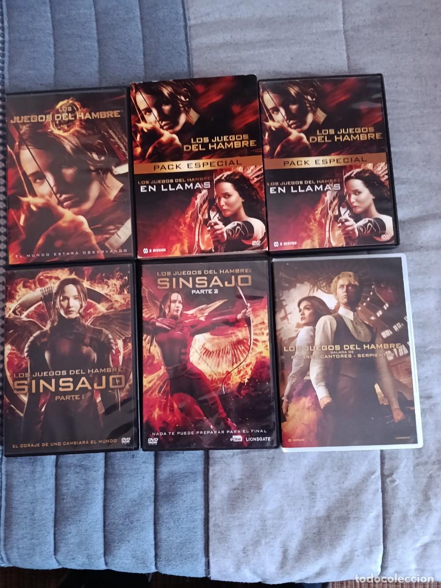Cine: SERIE COMPLETA DE LOS JUEGOS DEL HAMBRE - 5 DVD ESPA&Ntilde;OLES