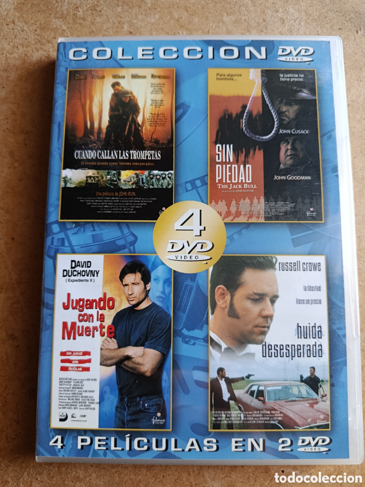 Cine: Colecci&oacute;n 4 DVD video- cuando callan las trompetas , sin piedad ...