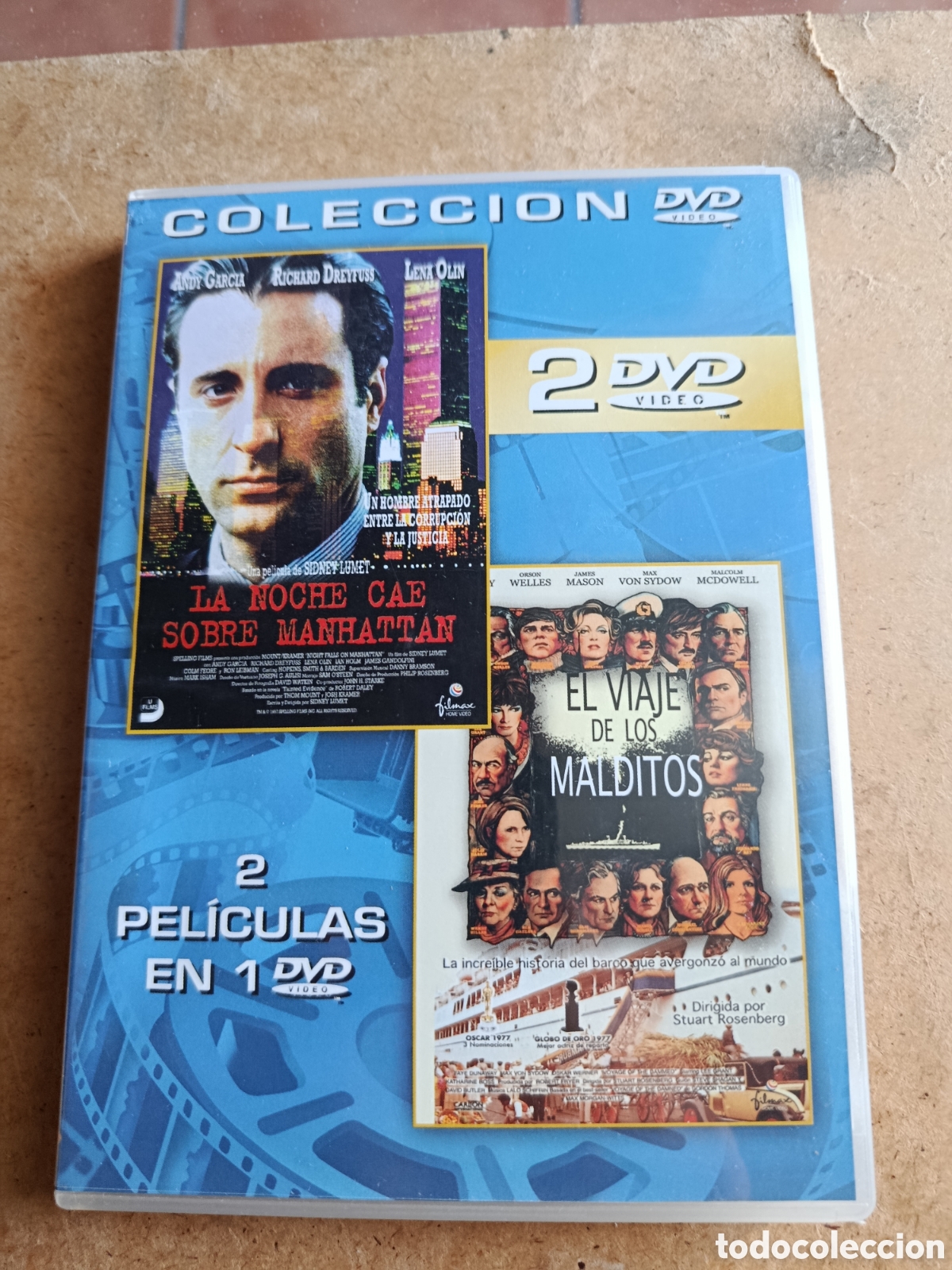 Cine: Colecci&oacute;n 2 DVD video - la noche cae sobre Manhattan, el viaje de los malditos