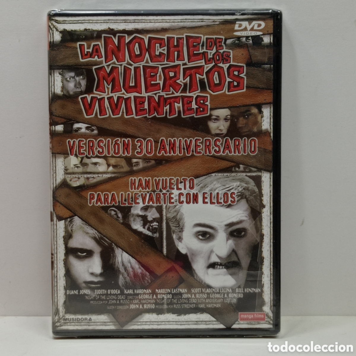 Cine: LA NOCHE DE LOS MUERTOS VIVIENTES, G.S.ROMERO (1968) VERSION 30 ANIVERSARIO -PRECINTADA-