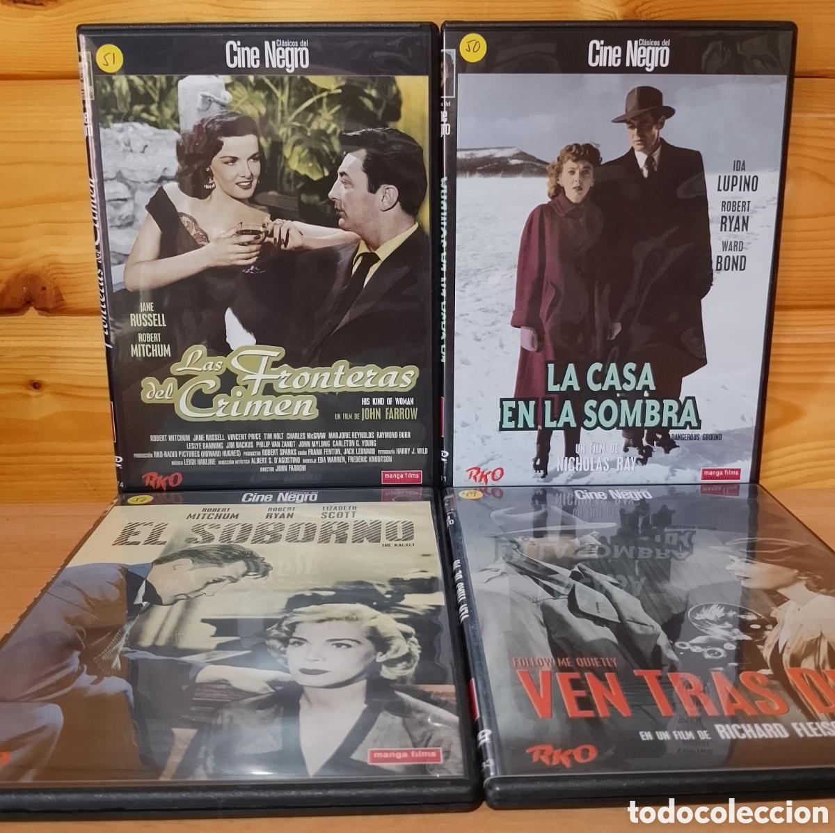 Cine: Pack 4 Pel&iacute;culas DVD Cine Negro Antiguo