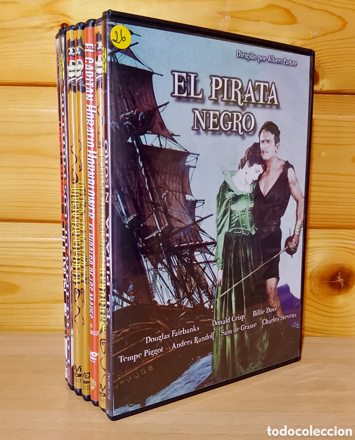 Cine: Pack 7 Pel&iacute;culas DVD Cl&aacute;sicas de Piratas