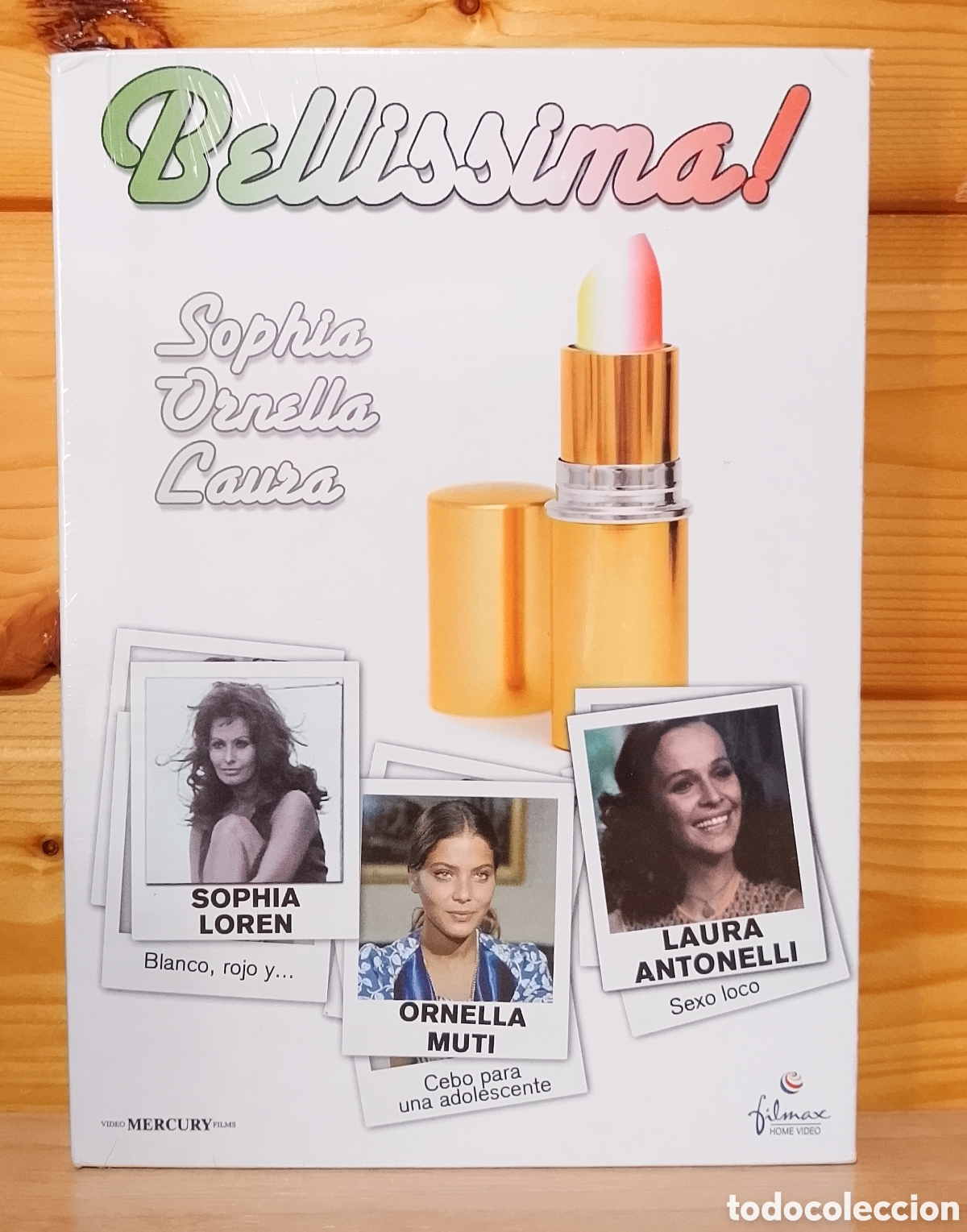 Cine: 3 x DVD Bellissima Sophia Loren Ornella Muti Laura Antonelli NUEVA