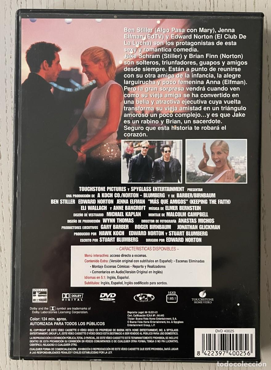 Cine: MAS QUE AMIGOS &ndash; DVD - Foto 2