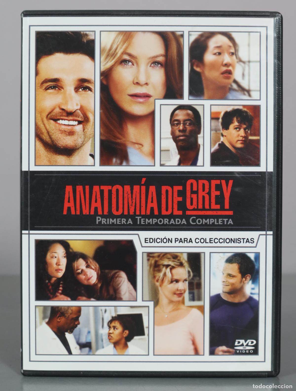 Cine: DVD. Anatom&iacute;a de Grey - Primera Temporada Completa - Edici&oacute;n para Coleccionistas - ABC Studios