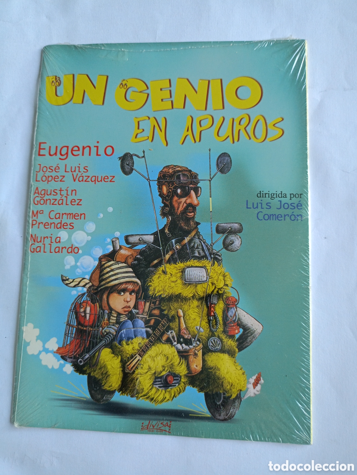 Cine: DVD UN GENIO EN APUROS, CON EUGENIO, JOSE LUIS LOPEZ VAZQUEZ, AGUSTIN GONZALEZ