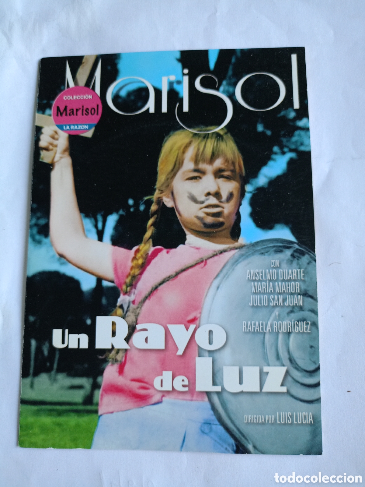 Cine: UN RAYO DE LUZ. DVD DE LA PELICULA DE MARISOL. DIRIGIDA POR LUIS LUCIA. ESTUCHE FINO DE CARTON.