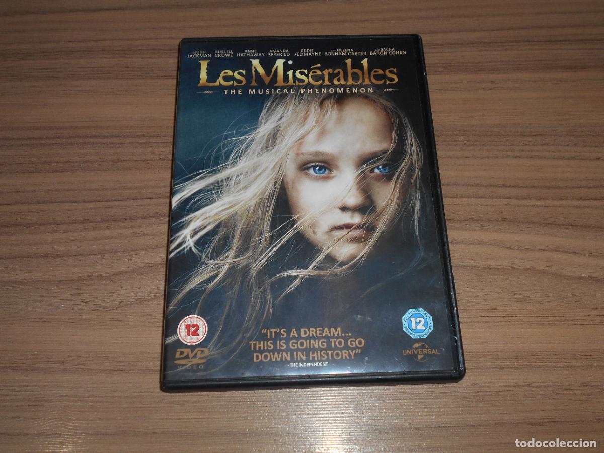Cine: LES MISERABLES Los Miserables DVD Idioma INGLES Disco COMO NUEVO