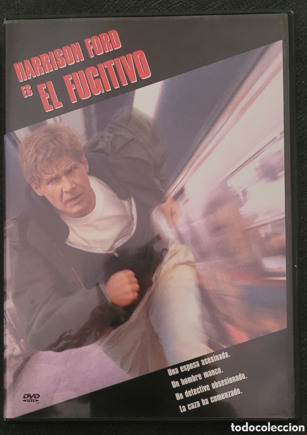Cine: Pel&iacute;cula El Fugitivo en formato DVD, protagonizada por Harrison Ford