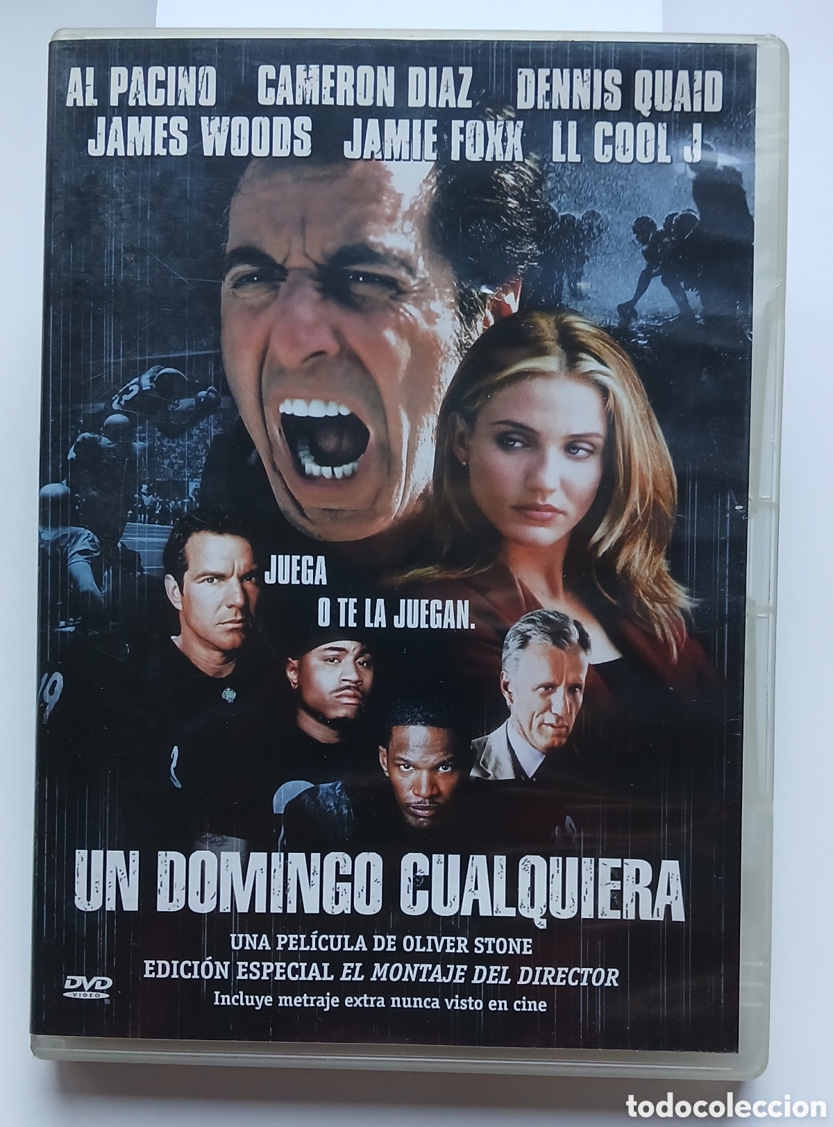 Cinema: CINE DVD PEL&Iacute;CULA UN DOMINGO CUALQUIERA - AL PACINO, JAMIE FOXX, CAMERON DIAZ, DENNIS QUAID