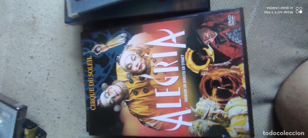 Cine: Allegria. Circo del sol. Pel&iacute;culas / DVD.