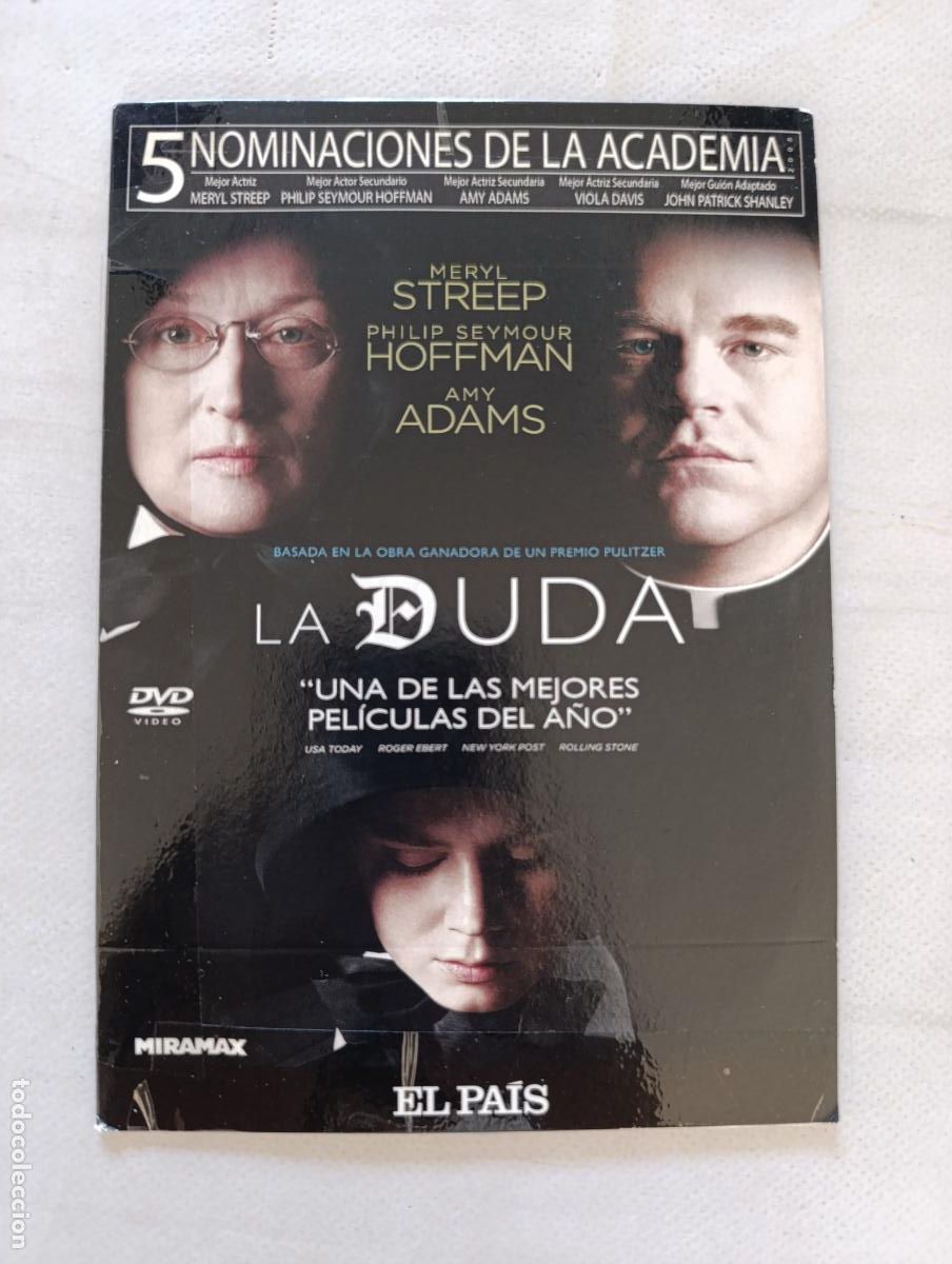 Cine: DVD LA DUDA - MERYL STREEP - FUNDA FINA CARTON (DP)