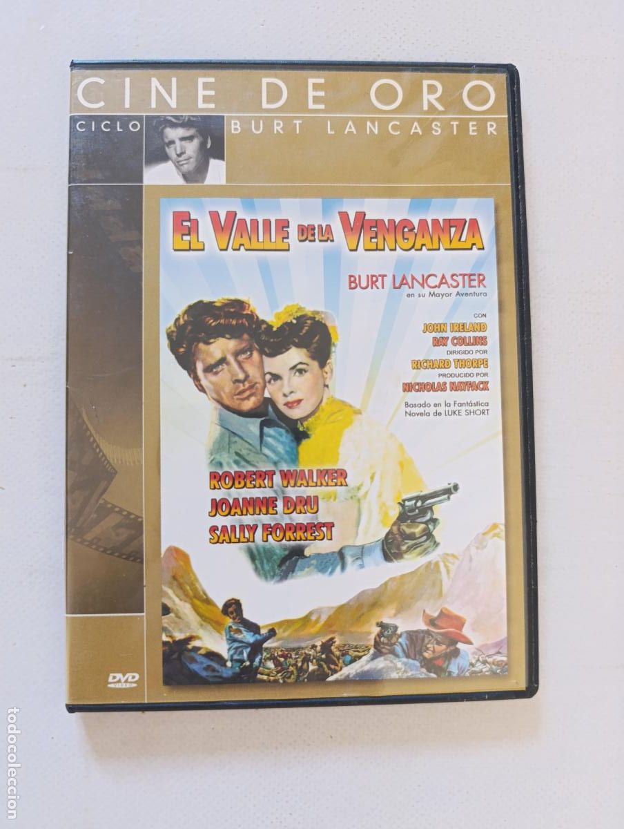 Cine: DVD EL VALLE DE LA VENGANZA - BURT LANCASTER - CAJA SLIM (DP)