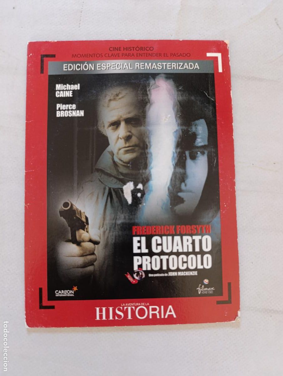 Cine: DVD EL CUARTO PROTOCOLO - MICHAEL CAINE, PIERCE BROSNAN - FUNDA FINA CARTON (DP)