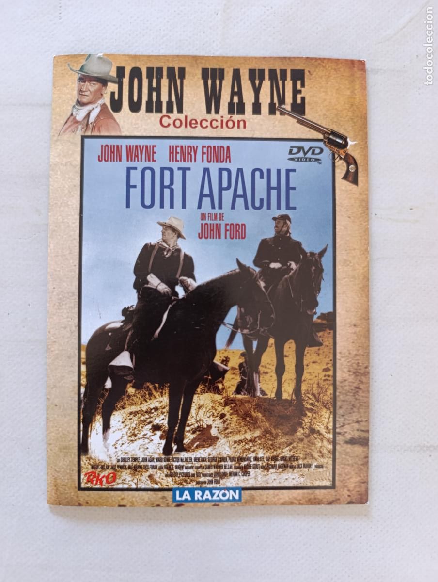 Cine: DVD FORT APACHE - JOHN WAYNE, HENRY FONDA - FUNDA FINA CARTON (DU)