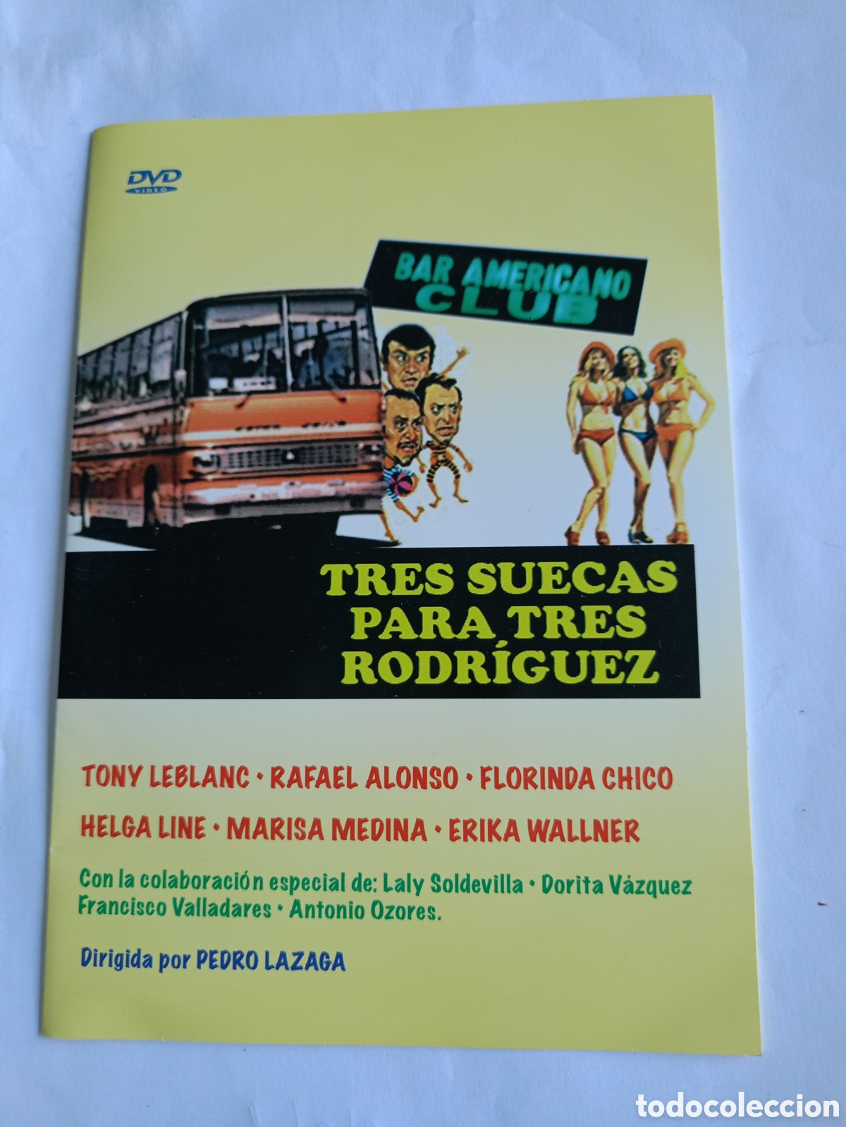 Cin&eacute;ma: DVD CINE COMEDIA - TRES SUECAS PARA TRES RODR&Iacute;GUEZ (1975).