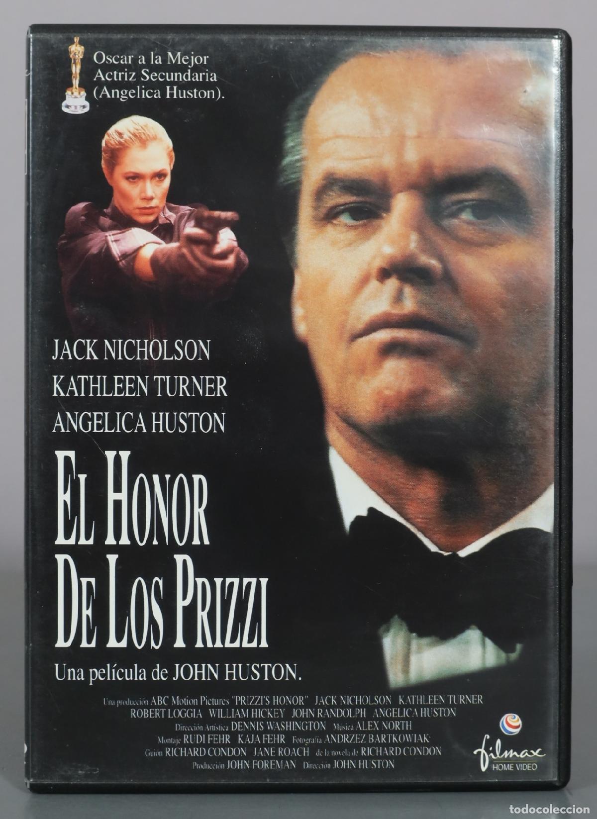 Cine: DVD. El Honor de los Prizzi - John Huston - Jack Nicholson, Kathleen Turner, Anjelica Huston -