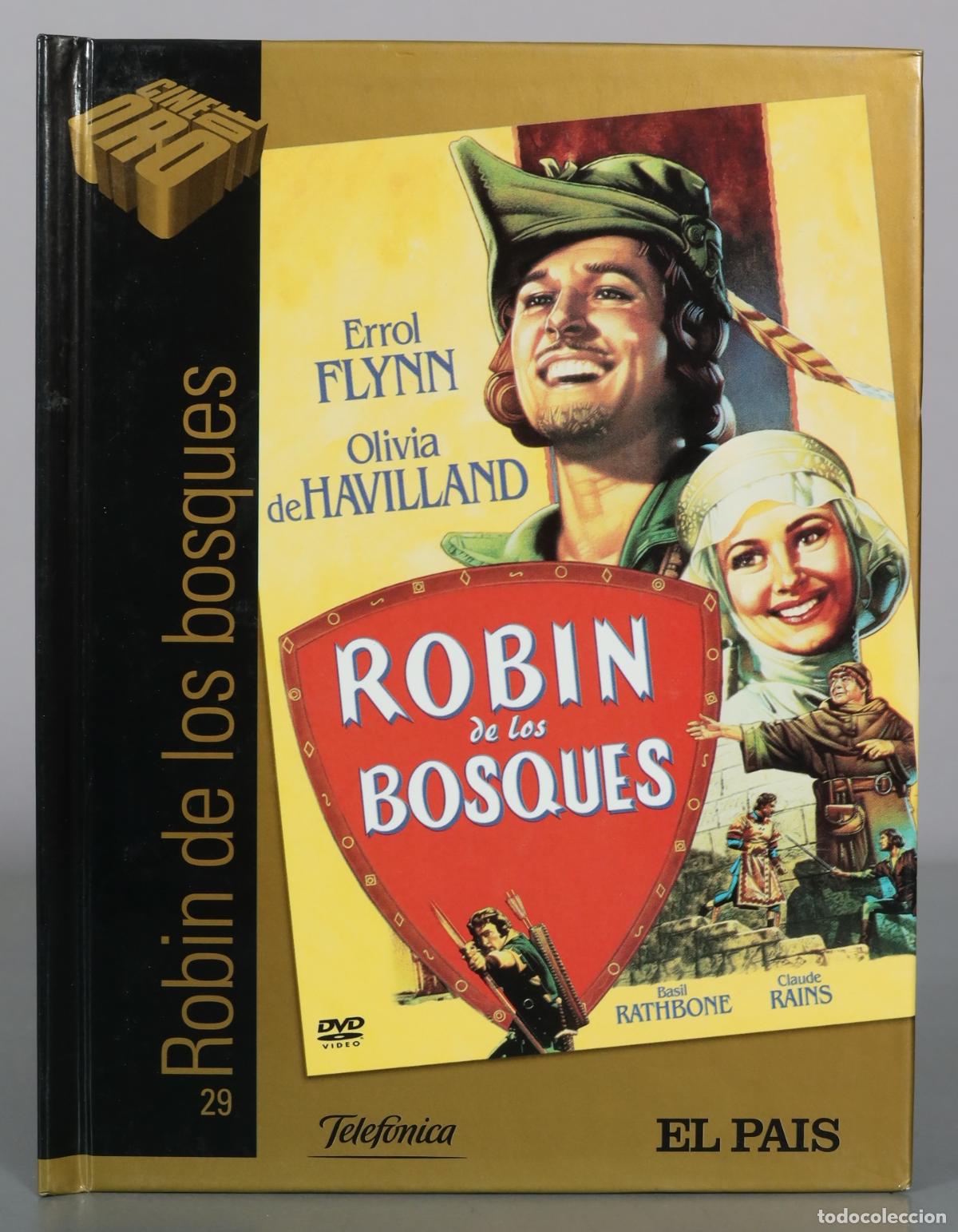 Cine: DVD. Robin de los bosques - Errol Flynn, Olivia de Havilland, Basil Rathbone, Claude Rains - El Pa&iacute;s