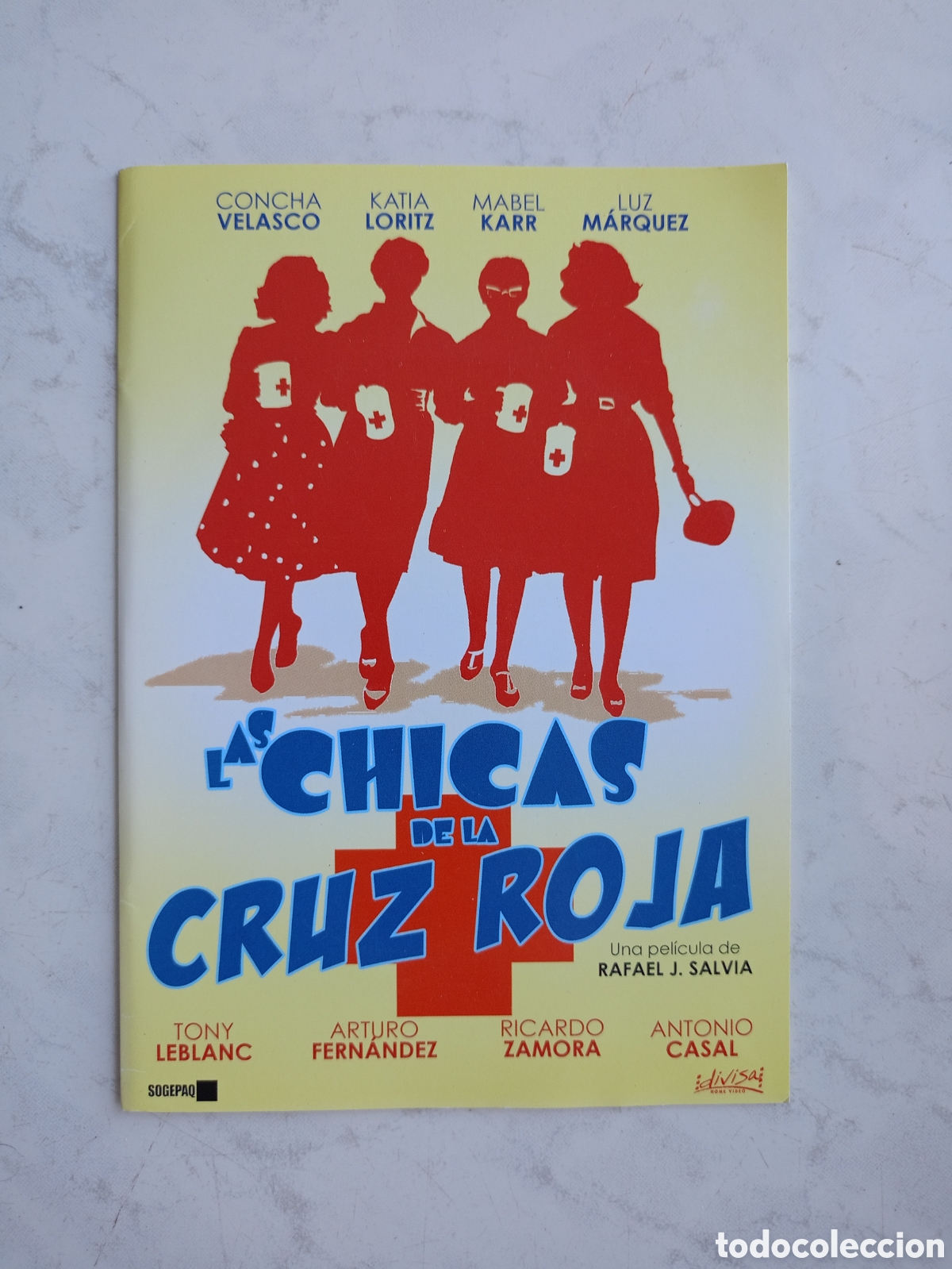 Cin&eacute;ma: DVD. Las chicas de la Cruz Roja - Rafael J. Salvia, Concha Velasco