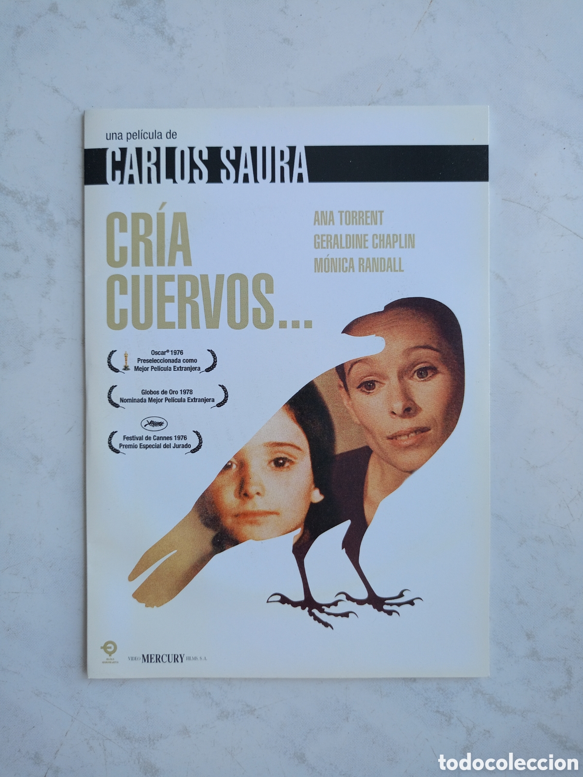Cinema: DVD. CR&Iacute;A CUERVOS... / Carlos Saura ; Ana Torrent, Geraldine Chaplin. - V&eacute;rtice Cine,