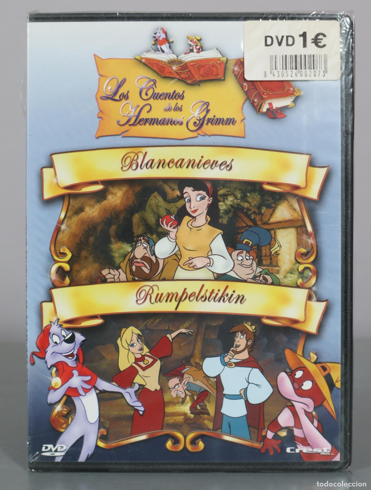 Cinema: DVD. Los Cuentos de los Hermanos Grimm - Blancanieves - Rumpelstikin - Crest Films PRECINTADO