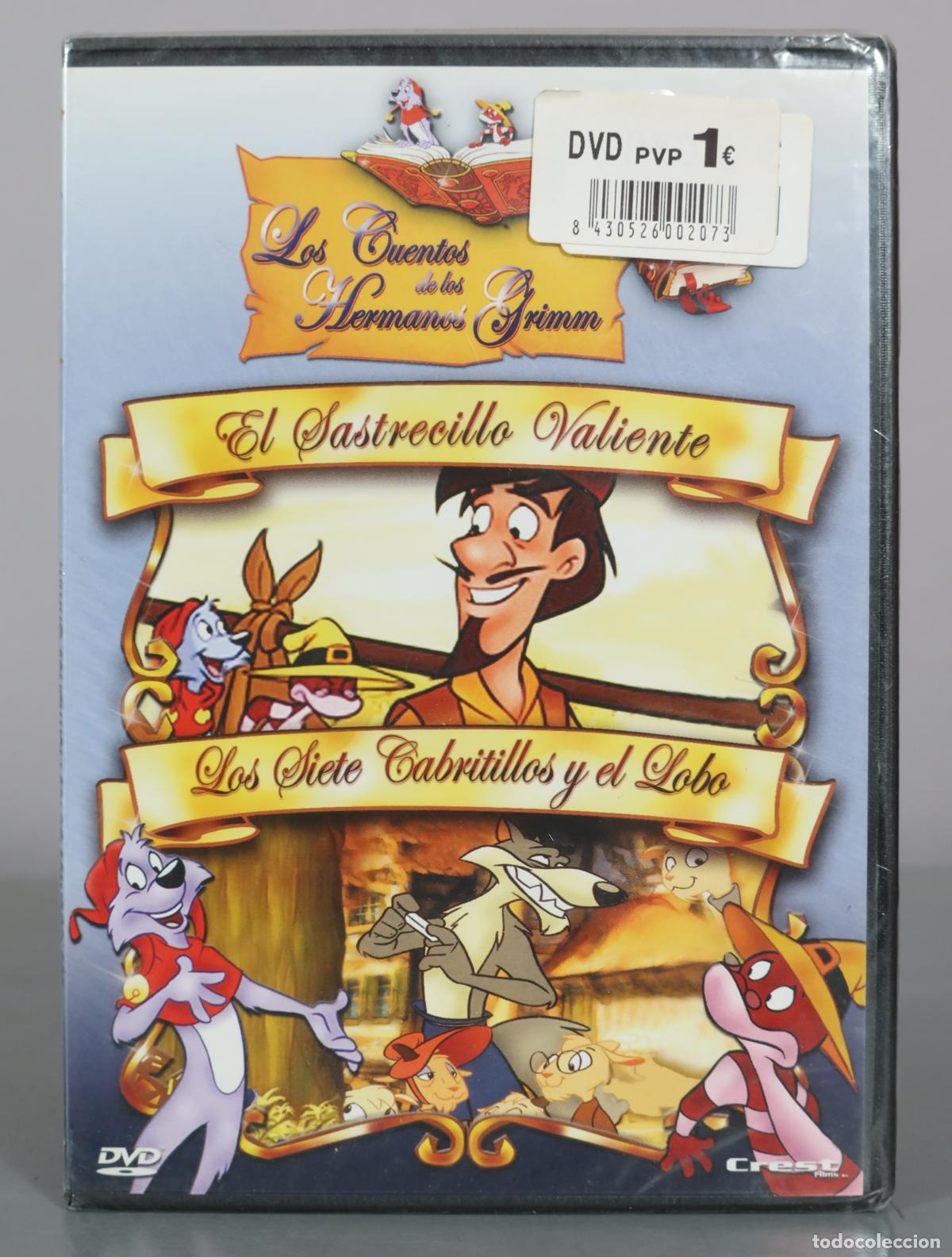 Cinema: DVD. Los Cuentos de los Hermanos Grimm - El Sastrecillo Valiente - Los Siete Cabritillos PRECINTADO
