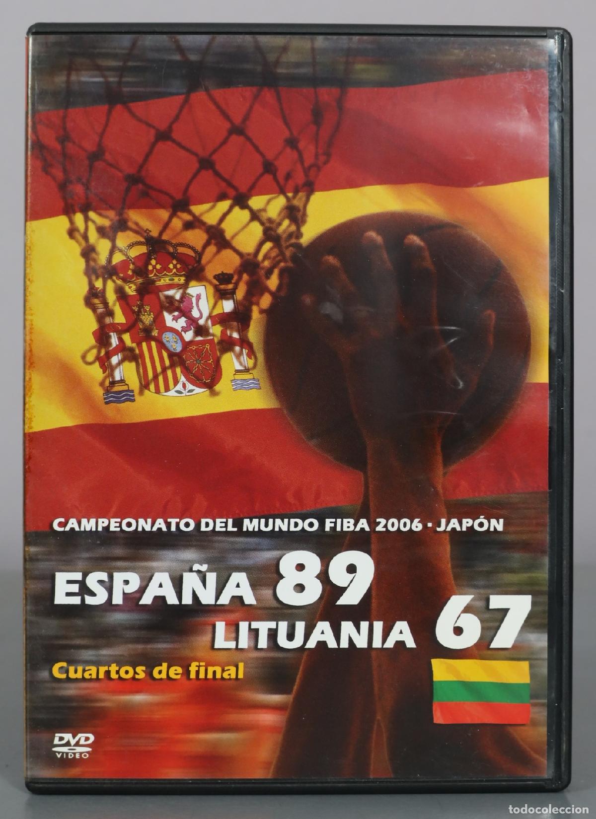 Cinema: DVD. Campeonato Del Mundo FIBA - Espa&ntilde;a 89 - Lituania 67 - Cuartos De Final - El Mundo