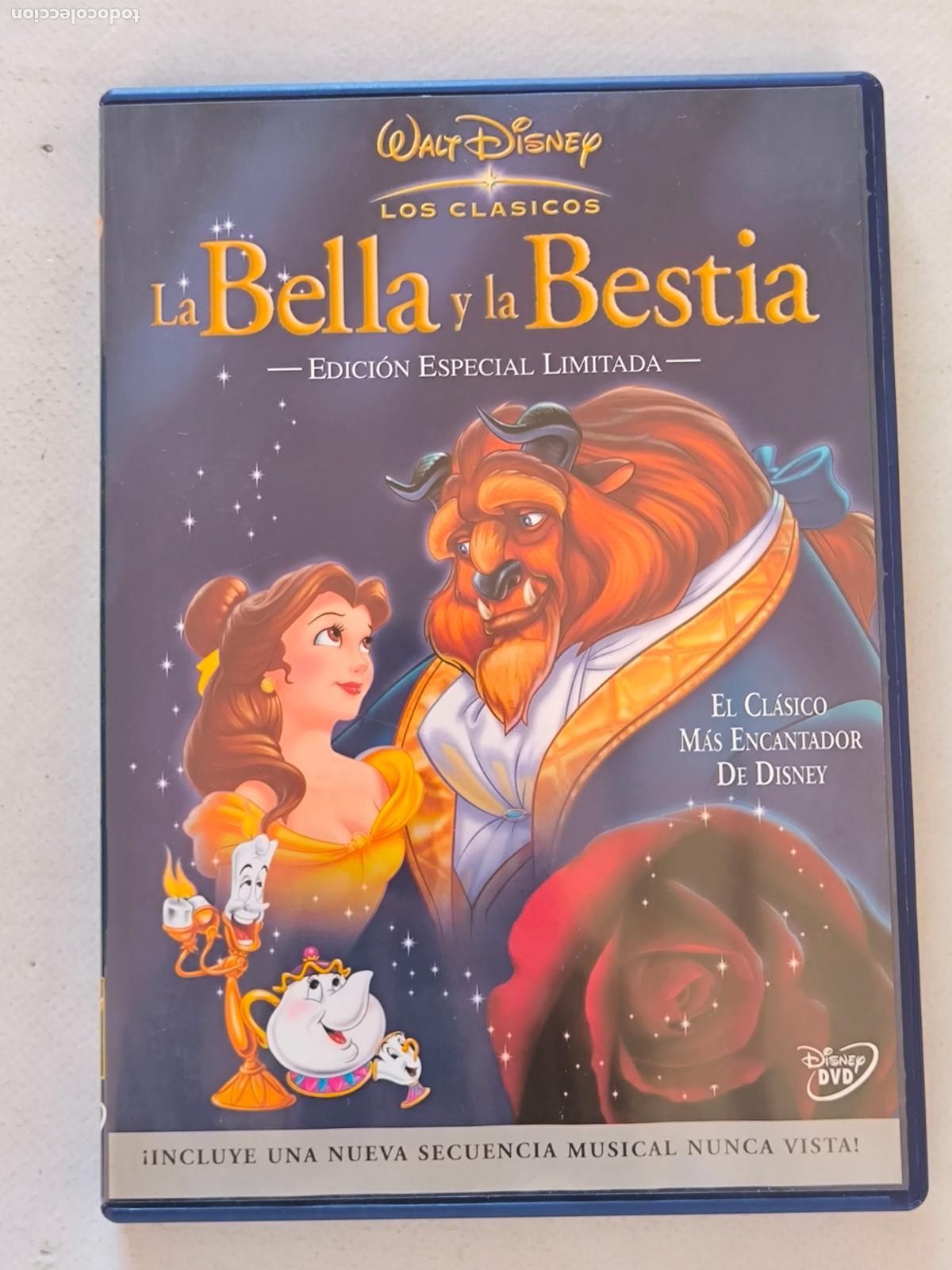Cine: DVD LA BELLA Y LA BESTIA - EDICION ESPECIAL LIMITADA - WALT DISNEY CLASICO N&ordm; 30 (DX)