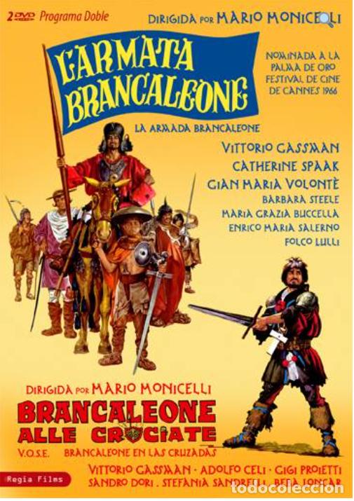 Kino: La Armada Brancalone - Br&agrave;ncalone En Las Cruzadas .Programa Doble DVDs Como nuevos