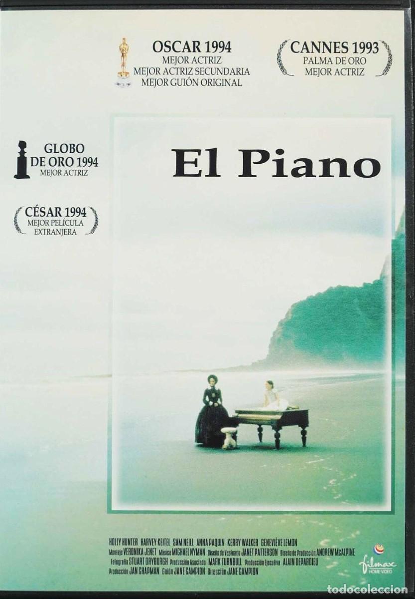 Cinema: El piano (The piano, 1993) Dir. Jane Campion. Holy Hunter, Harvey Keitel. DVD. Precintado