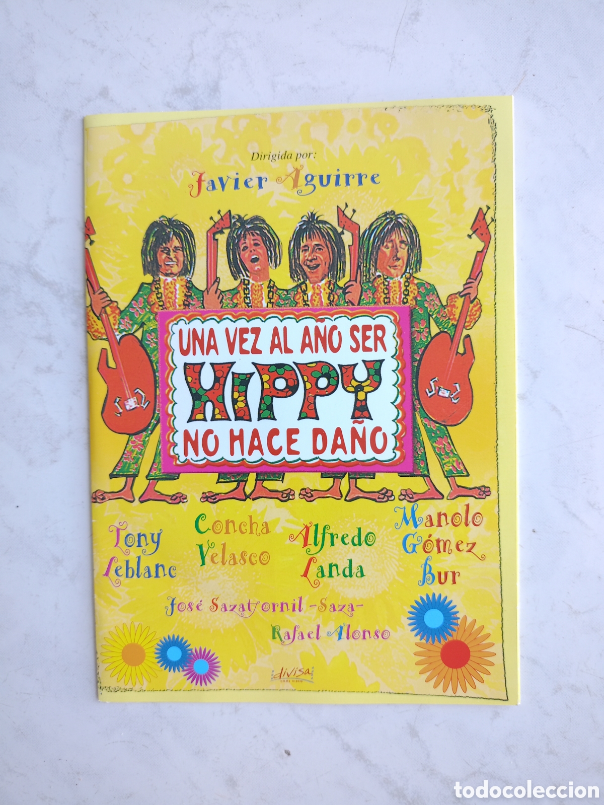 Cine: UNA VEZ AL A&Ntilde;O SER HIPPY NO HACE DA&Ntilde;O. DVD DE LA PELICULA DE TONY LEBLANC, CONCHA VELASCO, ALFREDO