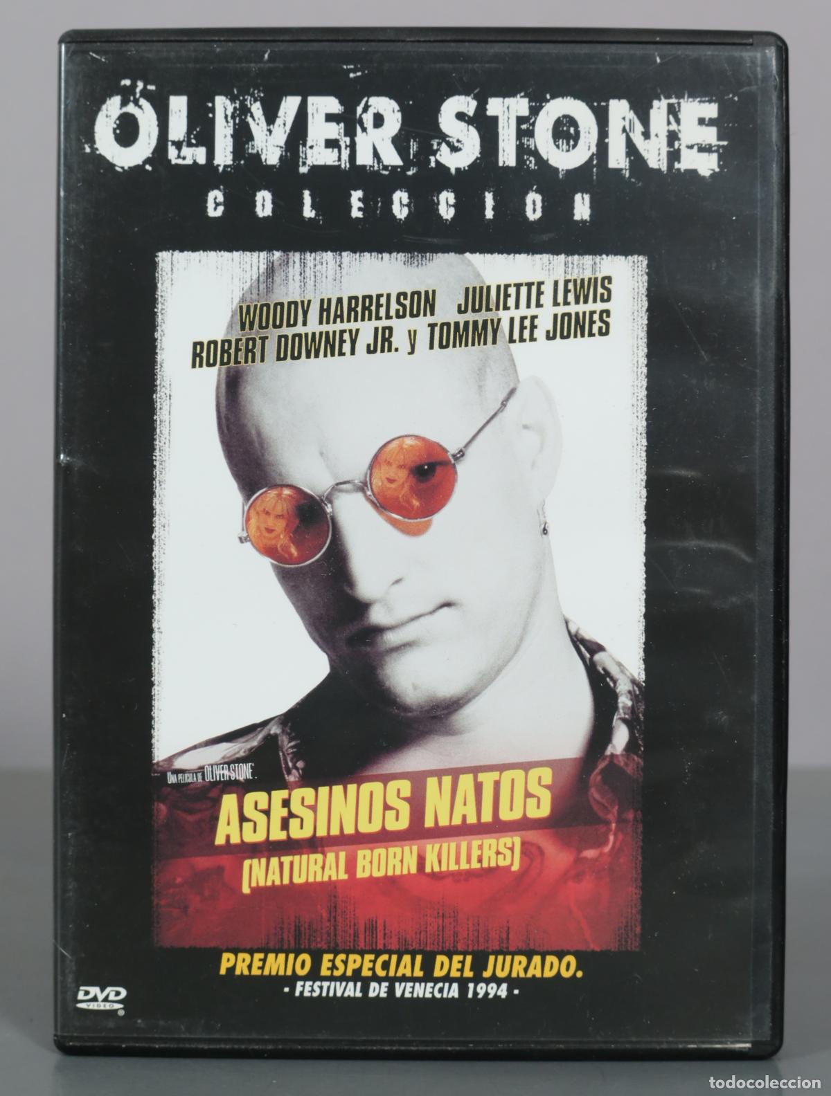Cine: DVD. Asesinos natos - Oliver Stone - Woody Harrelson, Juliette Lewis, Robert Downey Jr., Tommy Lee