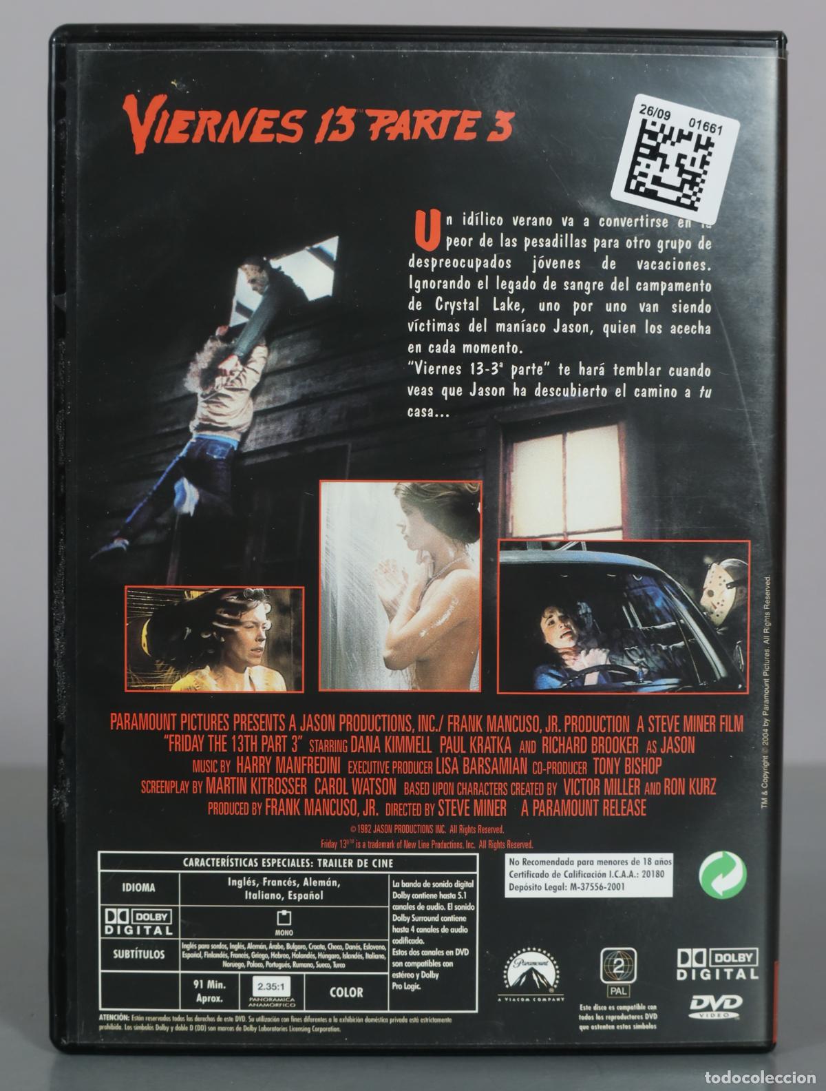 Cine: DVD. Viernes 13 Parte 3 - Foto 2