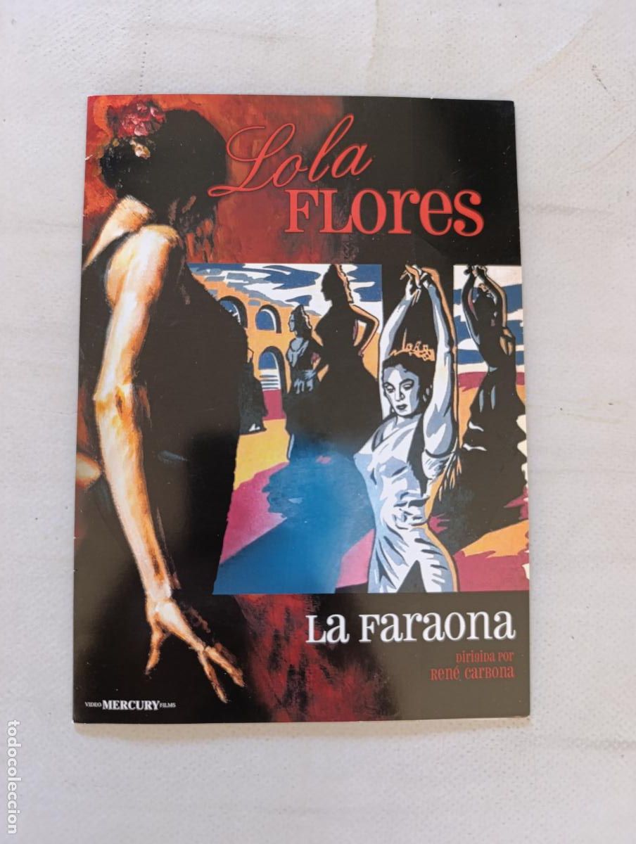 Cine: DVD LA FARAONA - LOLA FLORES - FUNDA FINA CARTON (DW)