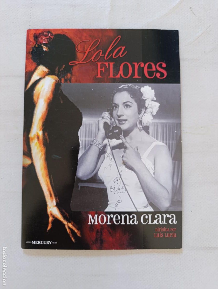 Cine: DVD MORENA CLARA - LOLA FLORES - FUNDA FINA CARTON (DW)
