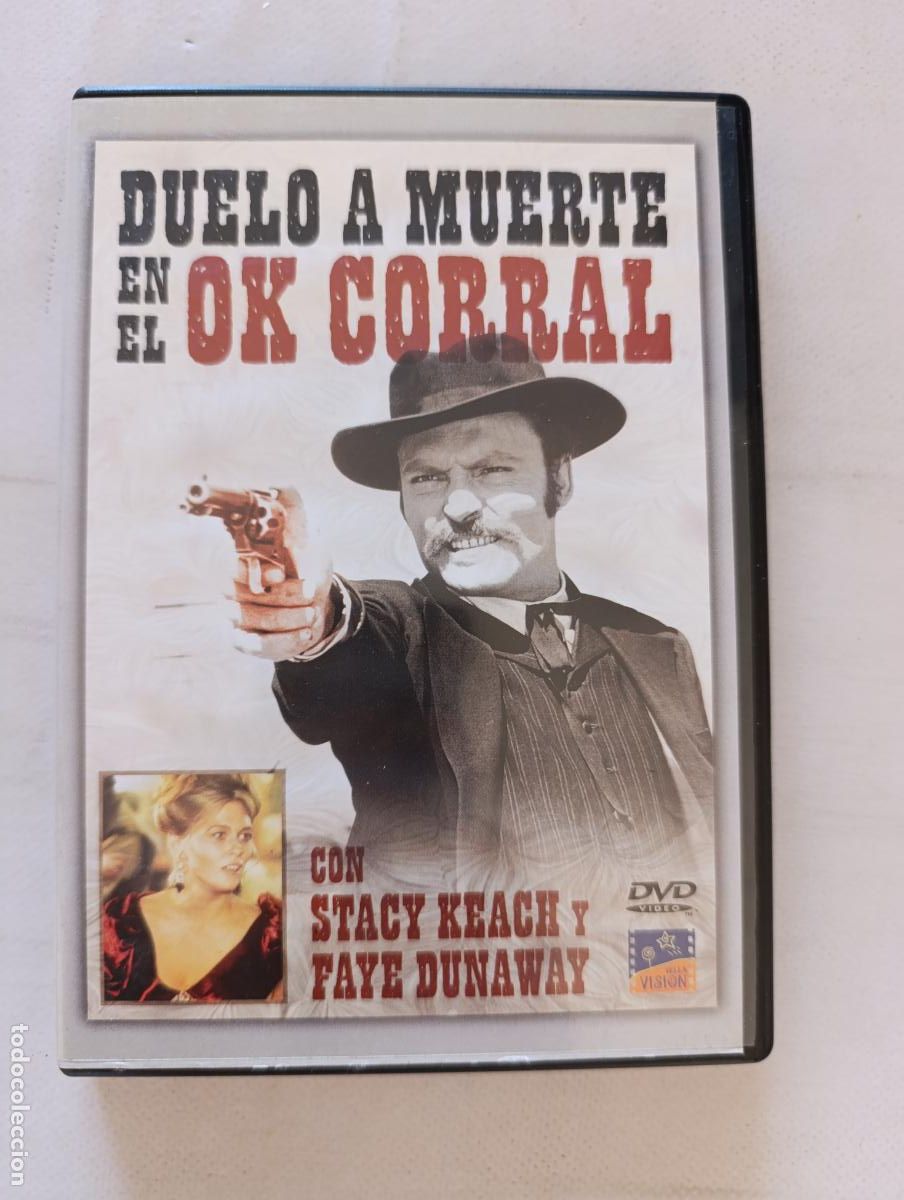 Cine: DVD DUELO A MUERTE EN EL OK CORRAL - STACY KEACH, FAYE DUNAWAY (EB)