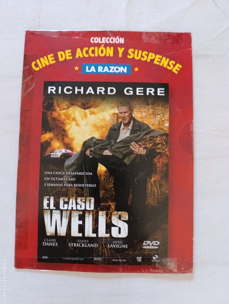 Cine: DVD EL CASO WELLS - RICHARD GERE - FUNDA FINA CARTON (EB)