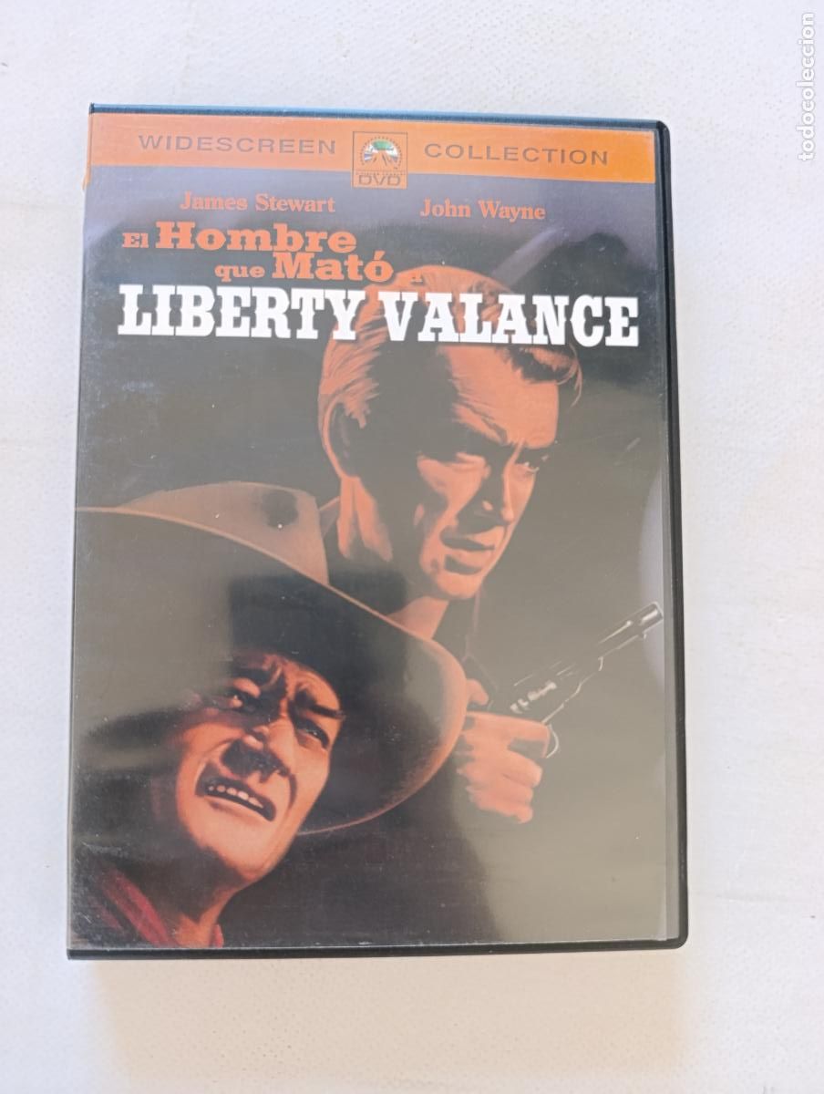 Cine: DVD EL HOMBRE QUE MATO A LIBERTY VALANCE - JAMES STEWART, JOHN WAYNE (EB)