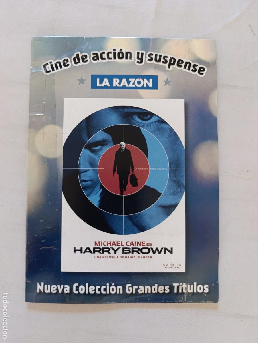 Cine: DVD HARRY BROWN - MICHAEL CAINE - FUNDA FINA CARTON (EB)