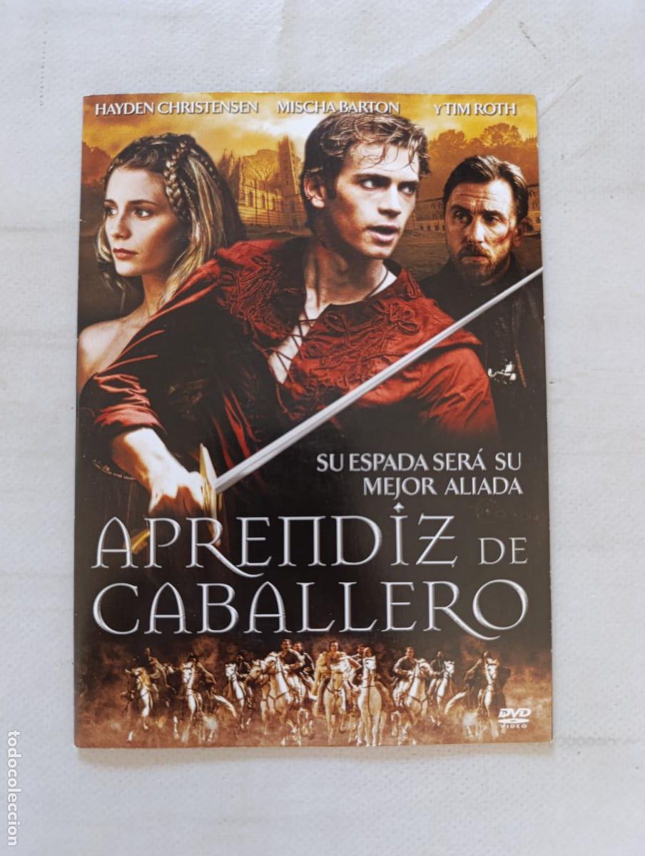Cine: DVD APRENDIZ DE CABALLERO - FUNDA FINA CARTON (EJ)