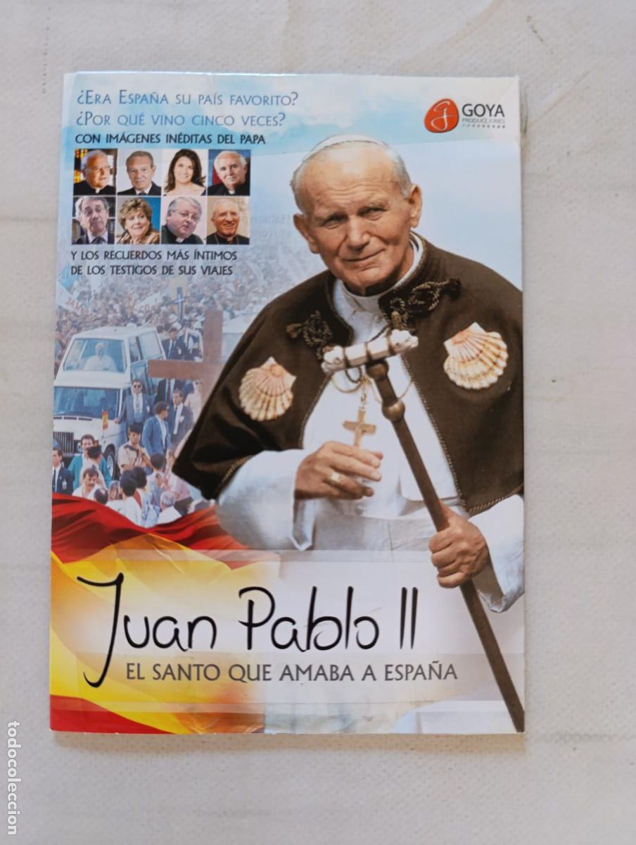 Cine: DVD JUAN PABLO II - EL SANTO QUE AMABA A ESPA&Ntilde;A - FUNDA FINA CARTON (EJ)